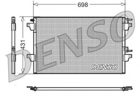 Радіатор кондиціонера DENSO DCN23022