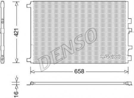 Радиатор кондиционера DENSO DCN23033