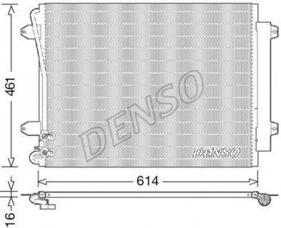 Радіатор кондиціонера DENSO DCN32011 (фото 1)