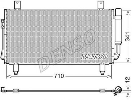 Конденсер кондиционера DENSO DCN45006 (фото 1)