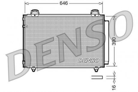 Радіатор кондиціонера DENSO DCN50024