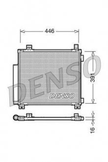 Радиатор кондиционера DENSO DCN50045 (фото 1)