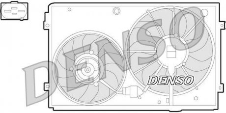 Вентилятор охлаждения радиатора DENSO DER32011
