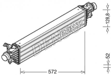Интеркулер DENSO DIT20005 (фото 1)