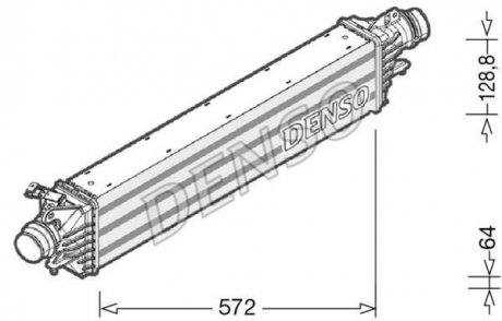 Інтеркулер DENSO DIT20006