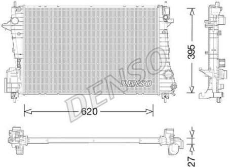 Радіатор основний DENSO DRM15009