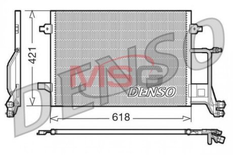 Радіатор кондиціонера DENSO DCN02013