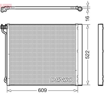 Радиатор кондиционера DENSO DCN05034