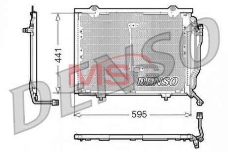 Радиатор кондиционера DENSO DCN17012