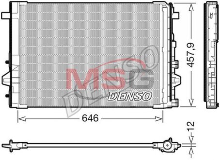 Радиатор кондиционера DENSO DCN17059