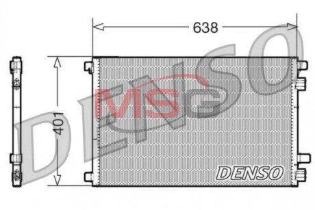 Радіатор кондиціонера DENSO DCN23012