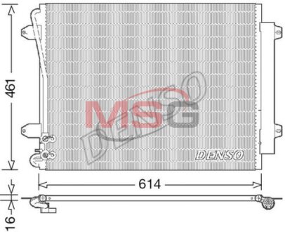 Радіатор кондиціонера DENSO DCN32011