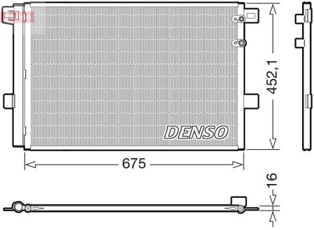 Радиатор кондиционера DENSO DCN32065
