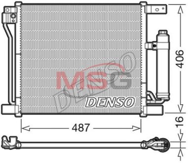 Радиатор кондиционера DENSO DCN46021