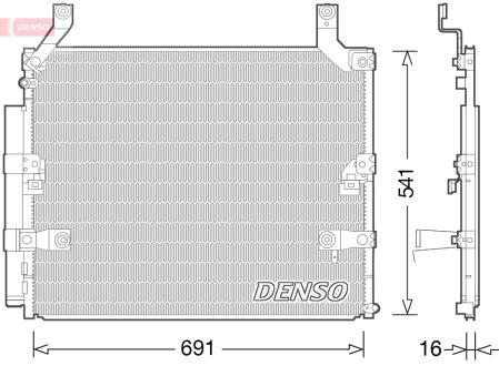Радиатор кондиционера DENSO DCN50032