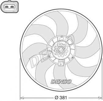 Вентилятор радіатора DENSO DER02006 (фото 1)