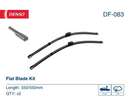 Щетки стеклоочистителя бескаркасные комплект DENSO DF083