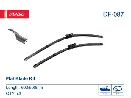 Щетки стеклоочистителя бескаркасные комплект DENSO DF087