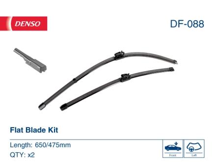 Щетки стеклоочистителя бескаркасные комплект DENSO DF088
