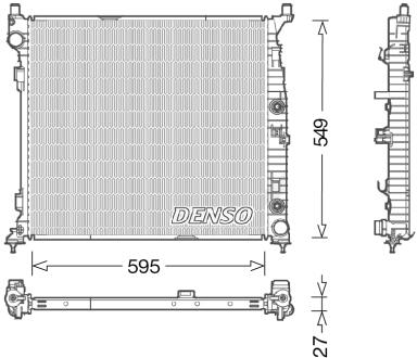 Радиатор наддува DENSO DRM17055