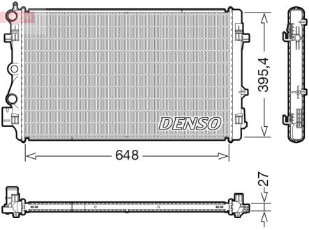 Радиатор основной DENSO DRM32051