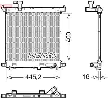 Радиатор основной DENSO DRM46066