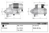 Стартер відновлений /1,6кВт, 10z/ LEXUS IS 09-13; TOYOTA LAND CRUISER PRADO 120 03-10 DENSO DSN1256 (фото 3)