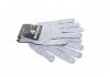 Перчатки с микроточками ПВХ серый белый100 ПЭ13 класс размер 10 DOLONI 4413 (фото 1)