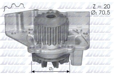 Насос водяной DOLZ C119