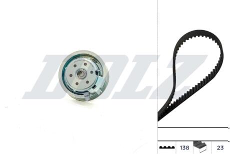 К-кт. ГРМ (рем.+ролик+крепление) Audi 1,6 A3/A4 VW Golf IV 1,6/2,0Skoda 1,6/2,0 Seat DOLZ SKD050