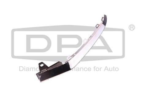 Окантовка для переднього бампера; права; плакована Dpa 81018102