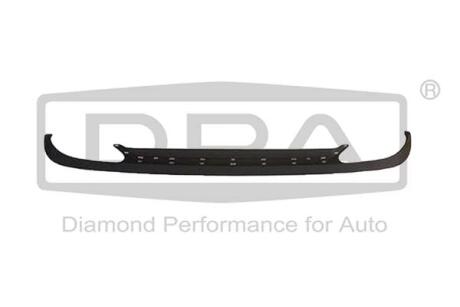 Спойлер для заднього бампера; чорний Dpa 81026602