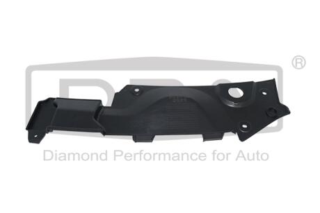 Накладка переднього бампера права (чорна)) Skoda Superb II (3T4) (08-15) Dpa 88071295902