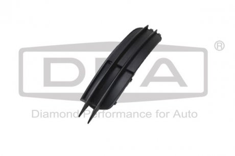 Решетка противотуманной фары левой без полоски (черная) Audi A6 (10-15) Dpa 88071821202