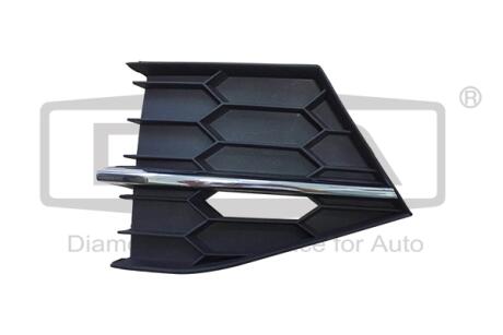 Решетка противотуманной фары передней левой (хром полоса) Skoda Superb (15-) Dpa 88531817602
