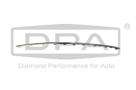 Накладка на задній центр бампера. VW Polo (10-) хром Dpa 88531825502