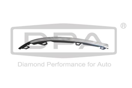 Накладка на задний бампер правая VW Tiguan (16-) хром Dpa 88531826302