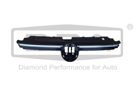 Решетка радиатора без эмблемы с декоративной планкой хром VW Golf (20-) (8853183 Dpa 88531831202