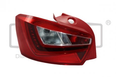 Ліхтар лівий червоний LED Seat Ibiza (08-) Dpa 99451456602