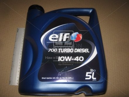 Олія моторна Evolution 700 Turbo Diesel 10W-40 (5 л) ELF 201553