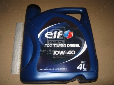 203701 ELF Масло моторное Elf Evolution 700 Turbo Diesel 10W-40 (4 л)