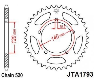 Зірка MOTO ELIT MO 110-452-47