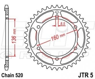 Зірка MOTO ELIT MO 115-463-44