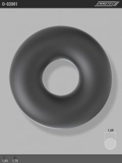 Кільце гумове круглого перерізу C1,68 d1 1,78 EMMETEC O-02001
