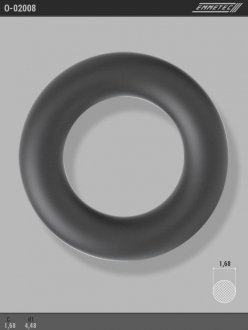 Кільце гумове круглого перерізу C1,68 d1 4,48 EMMETEC O-02008