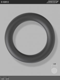 Кільце гумове круглого перерізу C1,68 d1 6,75 EMMETEC O-02012