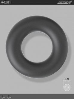 Кольцо резиновое круглого сечения C2,7 d1 5,23 EMMETEC O-02101