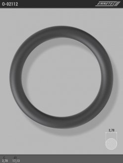 Кільце гумове круглого перерізу C2,7 d1 17,13 EMMETEC O-02112