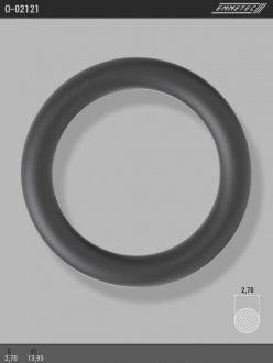 Кольцо резиновое круглого сечения C2,7 d1 13,95 EMMETEC O-02121 (фото 1)