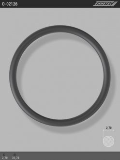 Кільце гумове круглого перерізу C2,7 d1 32 EMMETEC O-02126